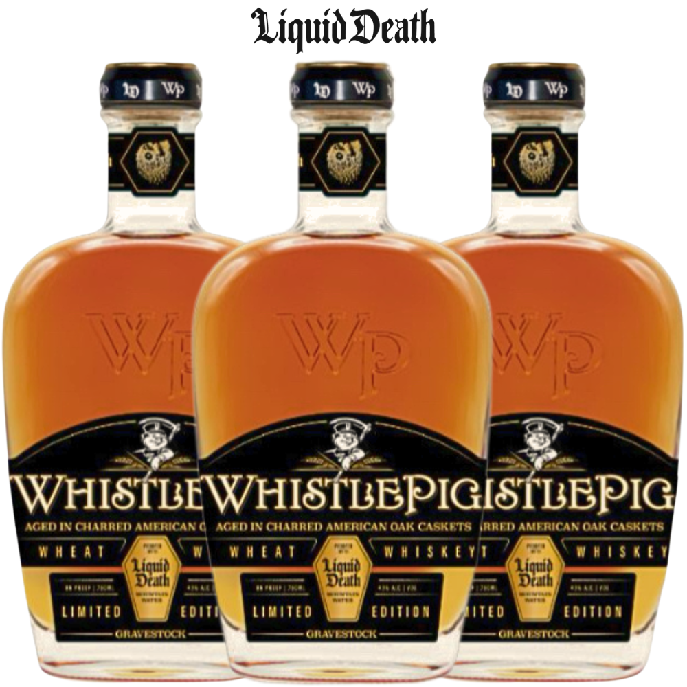 WHISTLEPIG X LIQUID DEATH GRAVESTOCK WHEAT WHISKEY LIMITED EDITION