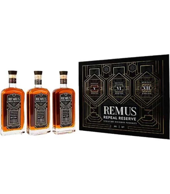 REMUS REPEAL RESERVE BOURBON VOLUME V-VII TRILOGY PACK 3X750ML