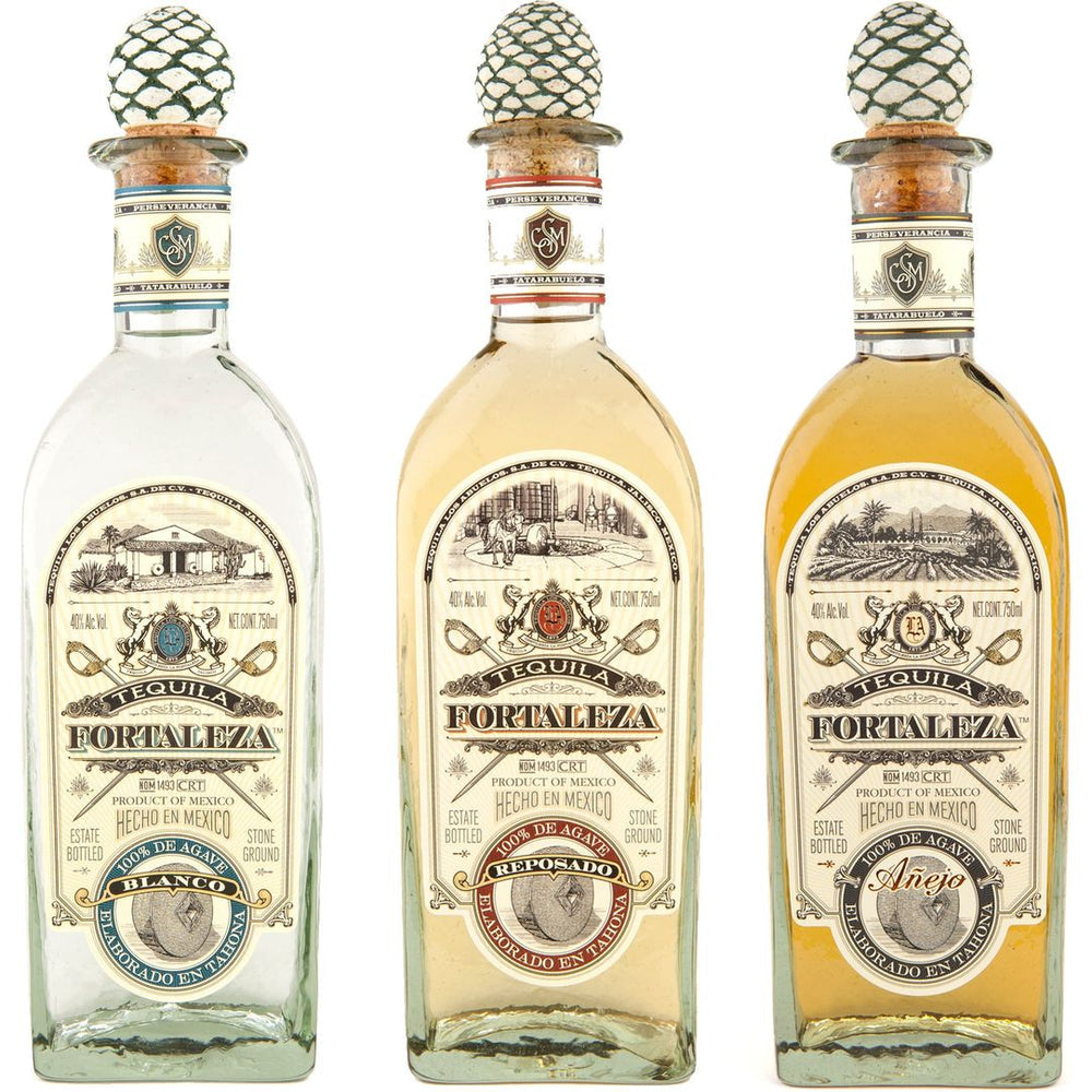 FORTALEZA BLANCO, REPOSADO, & ANEJO VALUE BUNDLE 750 ML