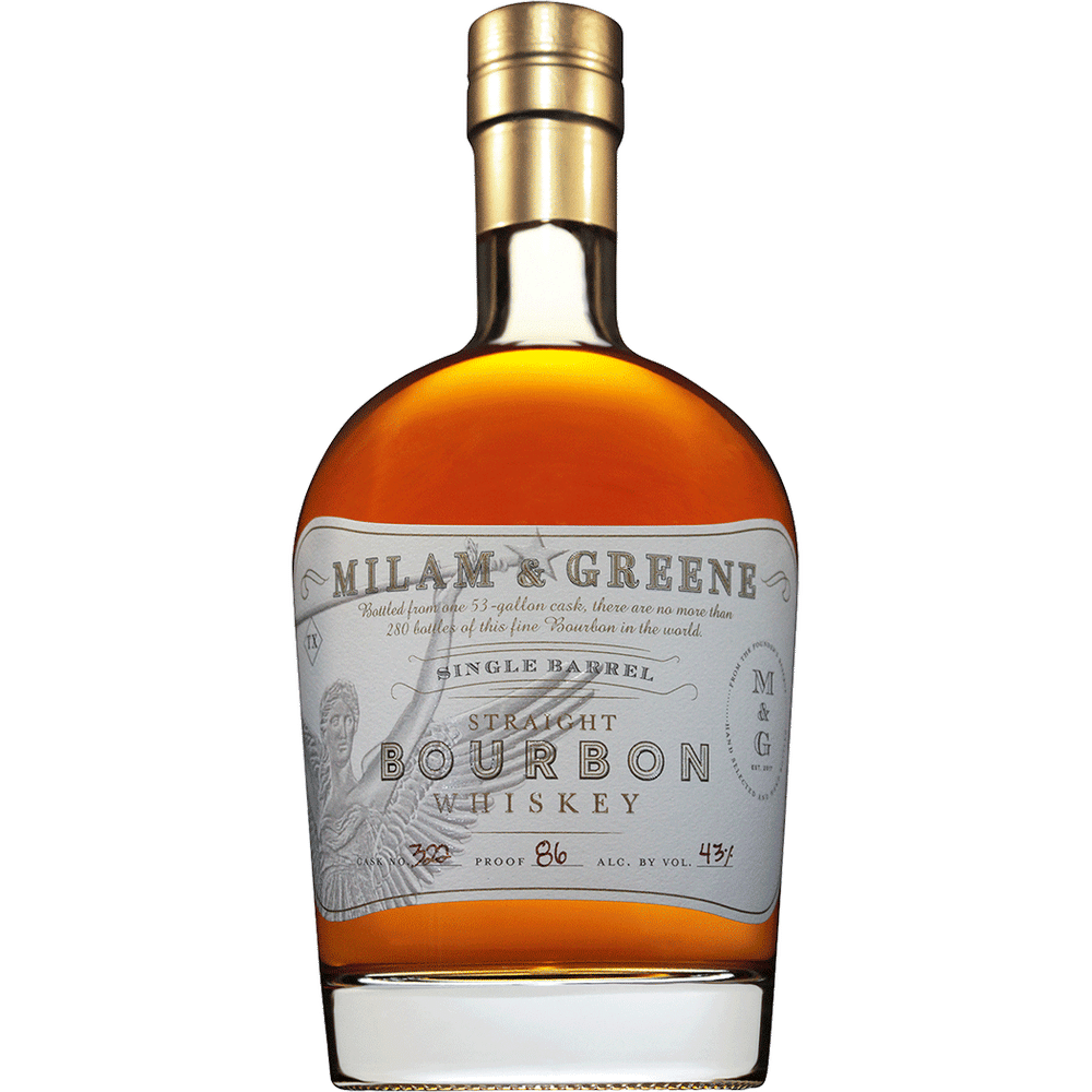 Milam & Greene Single Barrel Straight Bourbon Whiskey