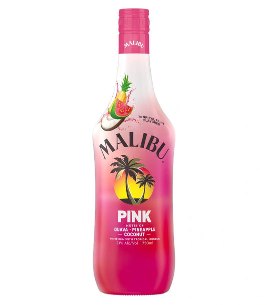 Malibu Pink Rum Guava Pineapple Coconut 750mL