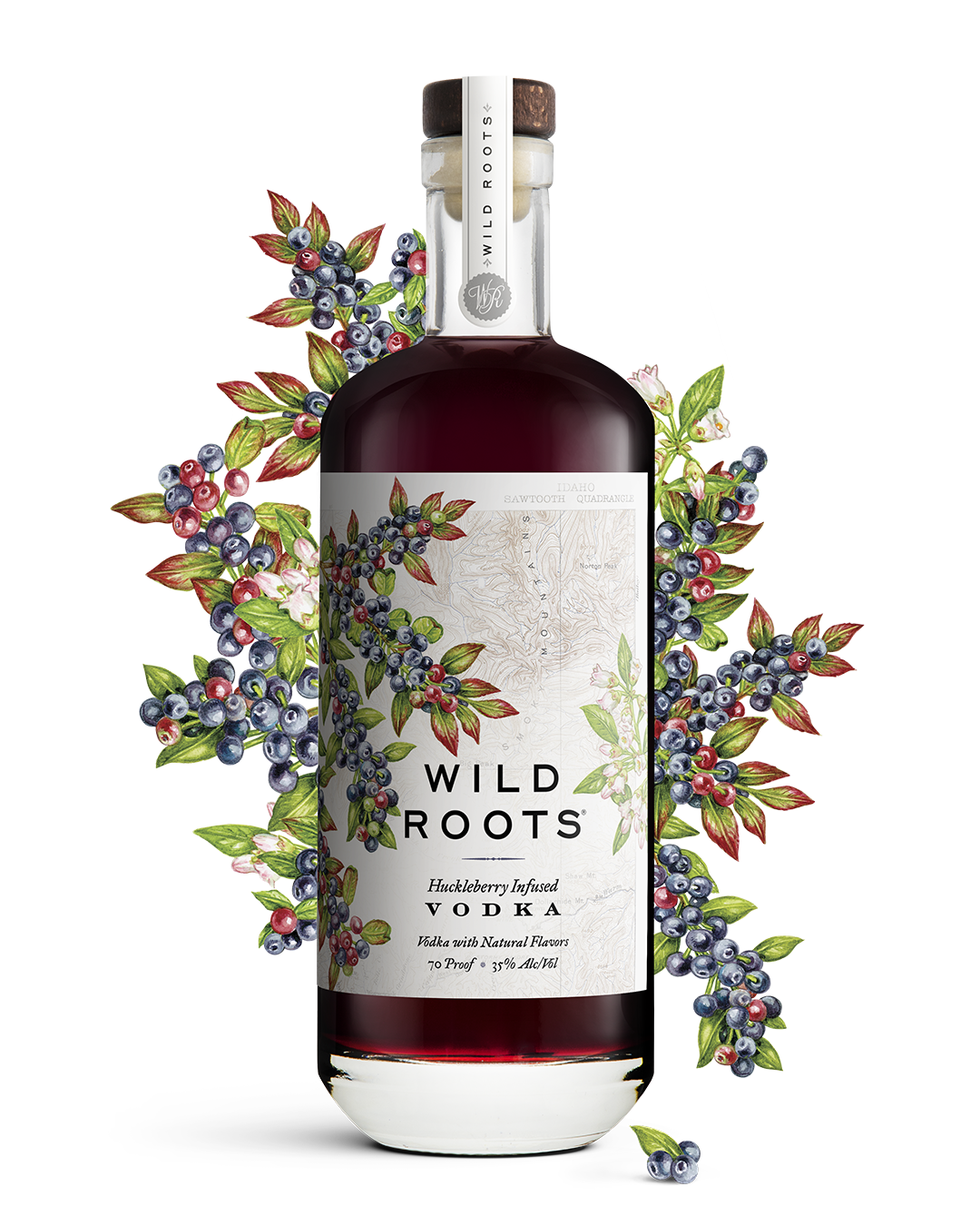 Wild Roots Huckleberry Infused Vodka NEW!