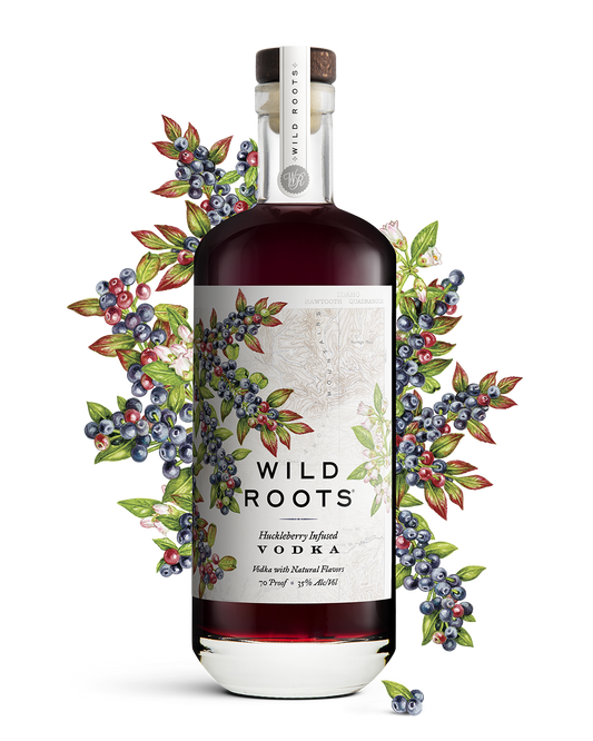 Wild Roots Huckleberry Infused Vodka NEW!