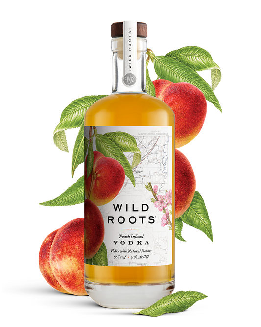 Wild Roots Peach Infused Vodka NEW!