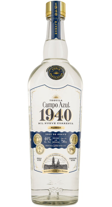 Campo Azul 1940 Tequila Blanco