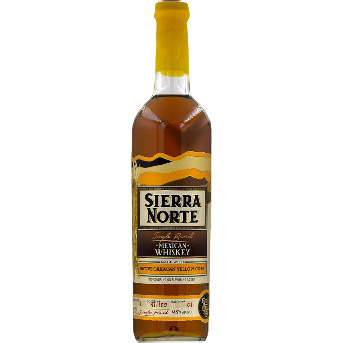 Sierra Norte Mexican Whiskey Yellow Corn