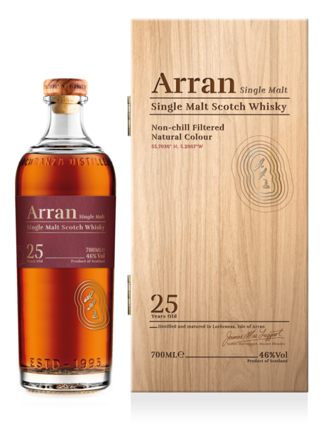 ARRAN 25 YEAR OLD SINGLE MALT SCOTCH WHISKY