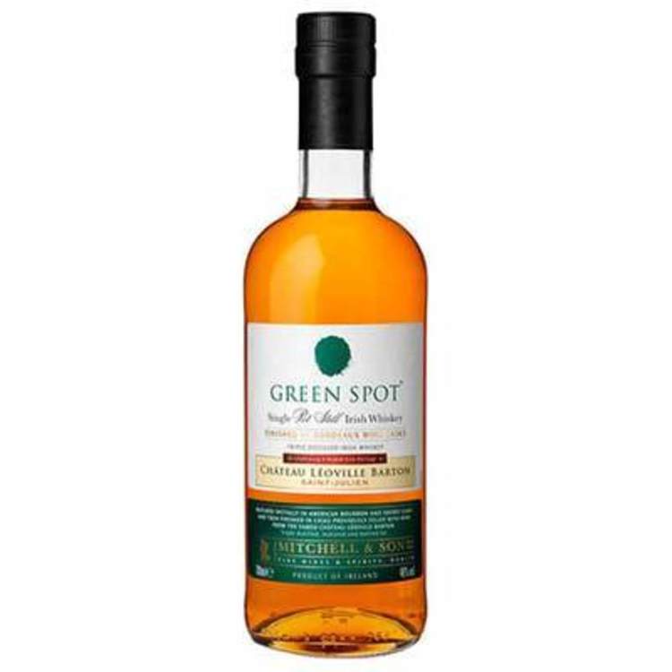 Green Spot Single Pot Still Irish Whiskey Finished In Bordeaux Wine Casks Chateau Leoville Barton