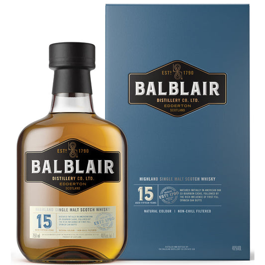 Balblair 15 Year Old Single Malt Scotch Whisky