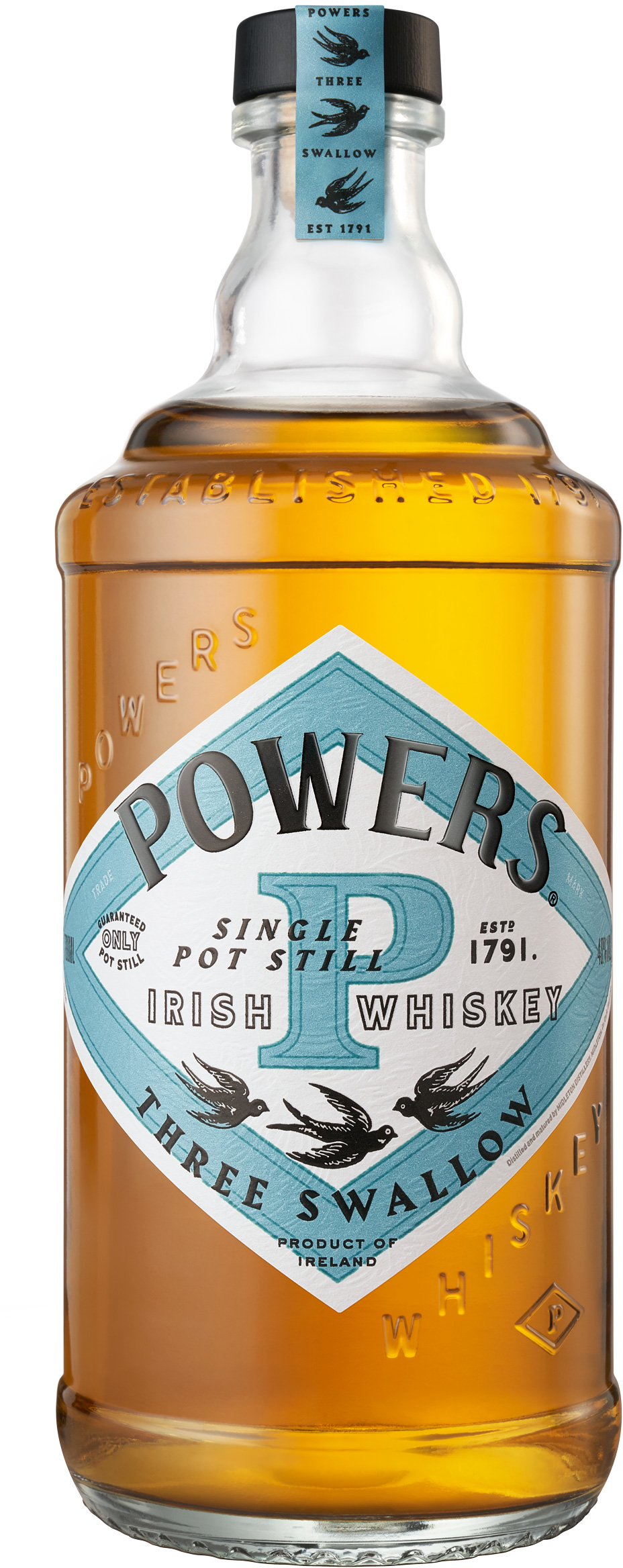 Powers Three Swallow Irish Whiskey