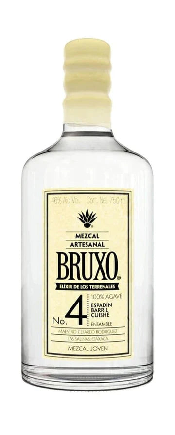 Bruxo Mezcal Artesanal Joven No. 4 Cuishe Barril Espadin Ensamble