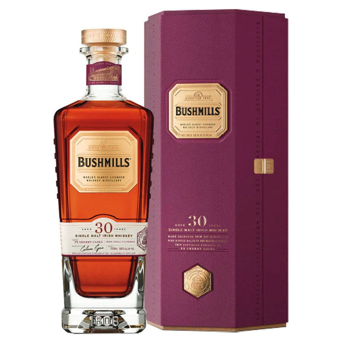 Bushmills 30 Year Old Single Malt Irish Whiskey