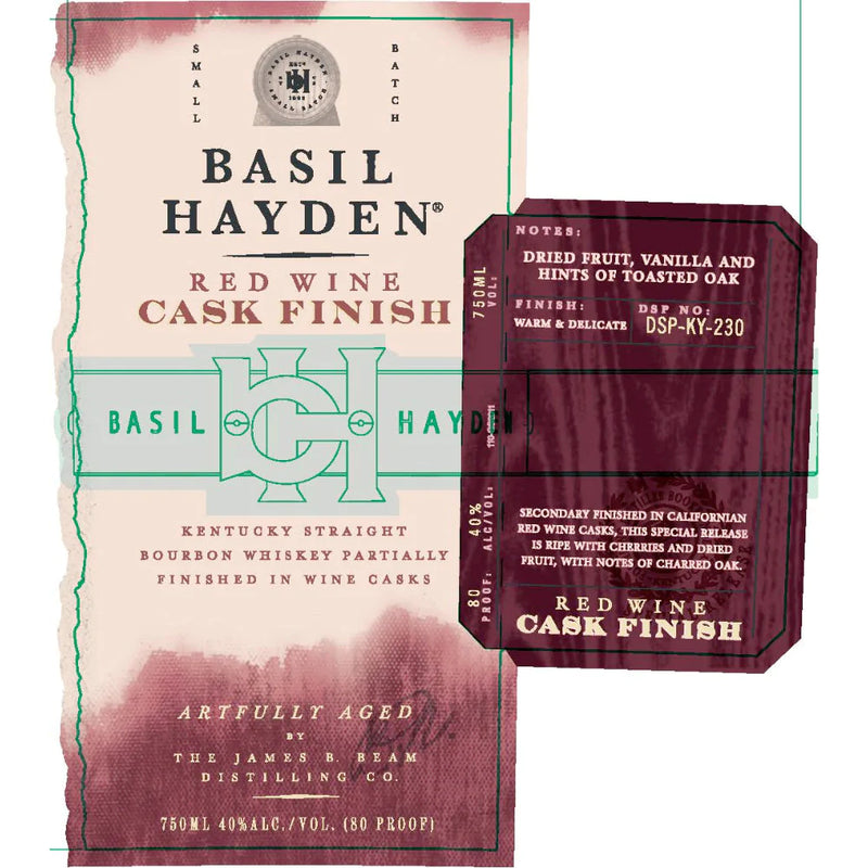 Basil Hayden Red Wine Cask Finish Bourbon Whiskey