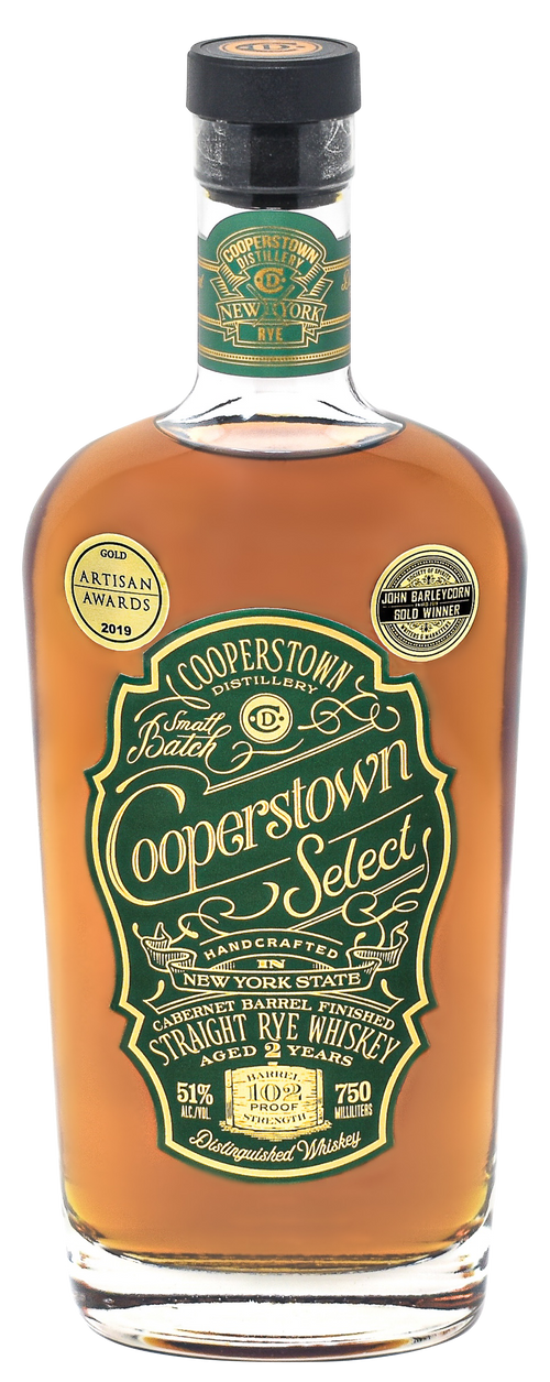Cooperstown Select Straight Rye Whiskey