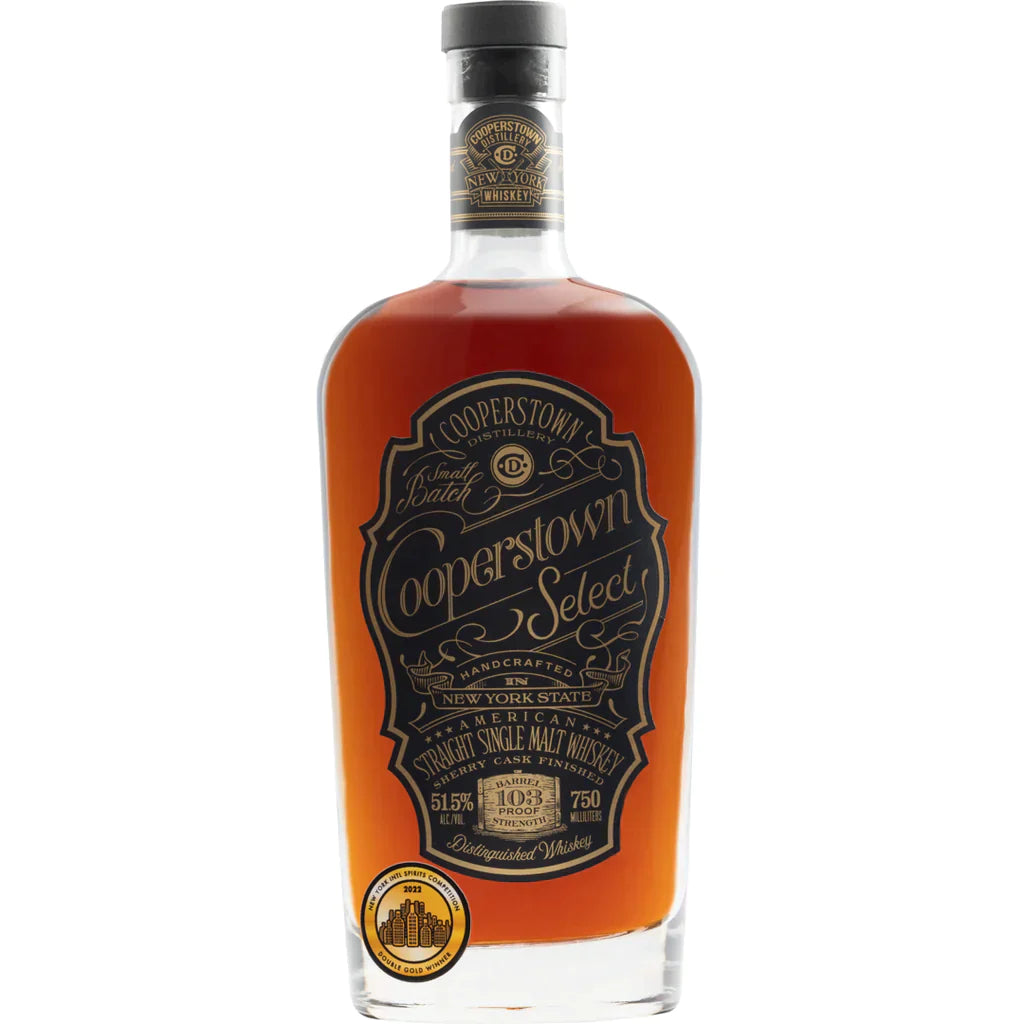 Cooperstown Select Straight American Single Malt Whiskey