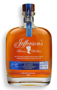 Jefferson's Marian McLain Limited Edition Bourbon Whiskey