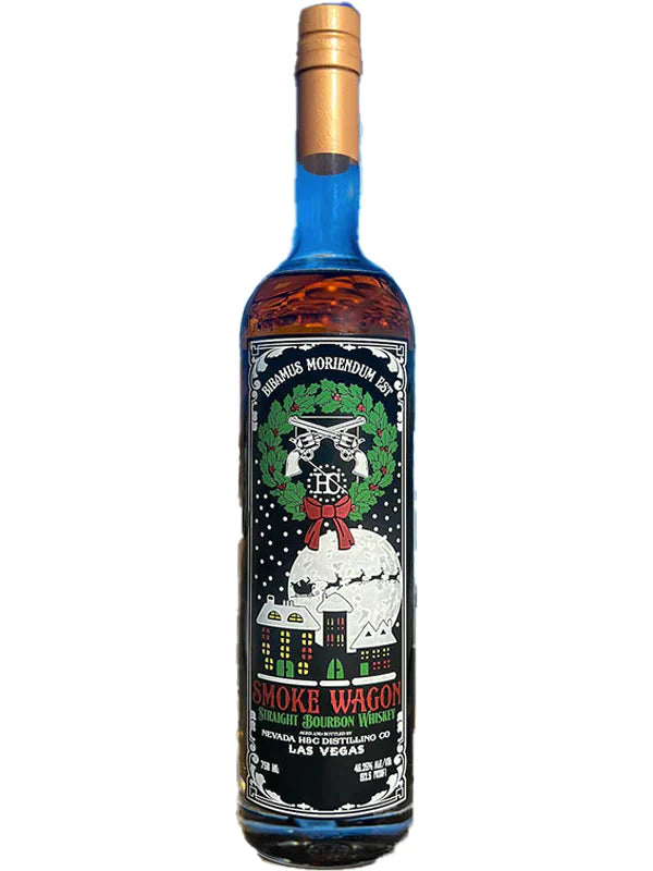 Smoke Wagon Straight Bourbon Whiskey Christmas Edition 2023