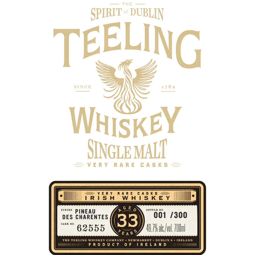 Teeling 33 year Old Pineau des Charentes Finish Irish Whiskey