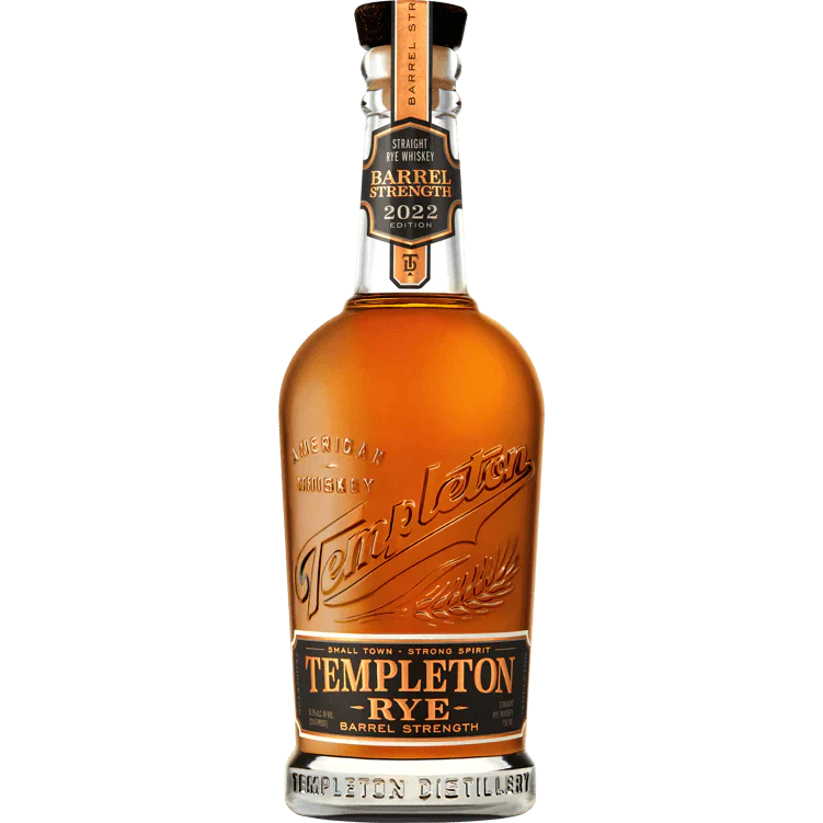 Templeton Rye Barrel Strength Rye Whiskey