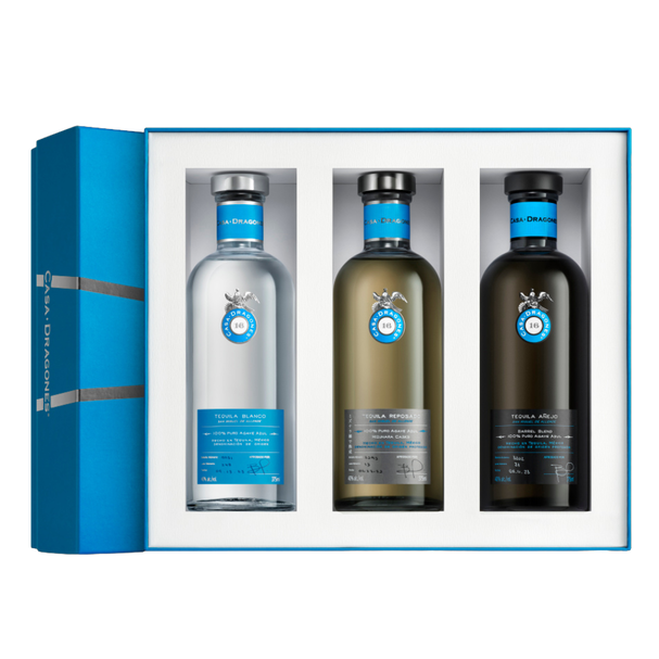 Casa Dragones Sipping Tequila Gift Set 3x375ml