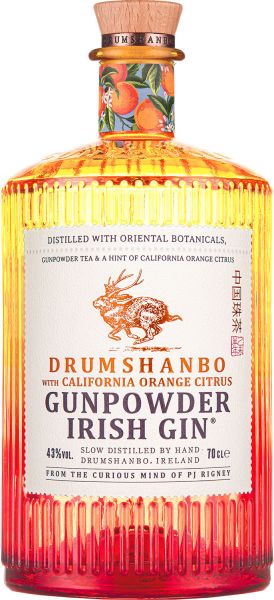 Drumshanbo Gunpowder California Orange Citrus Irish Gin