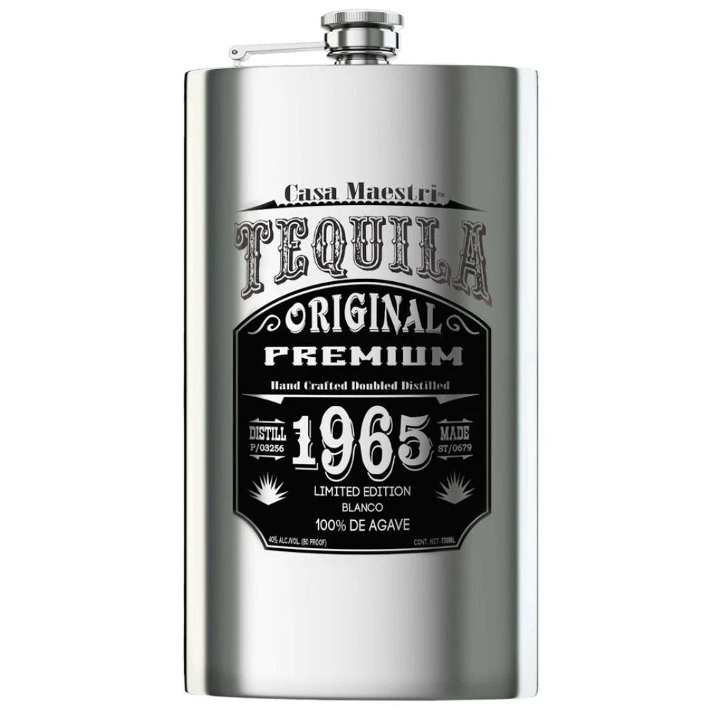 Casa Maestri Limited Edition Flask Blanco Tequila