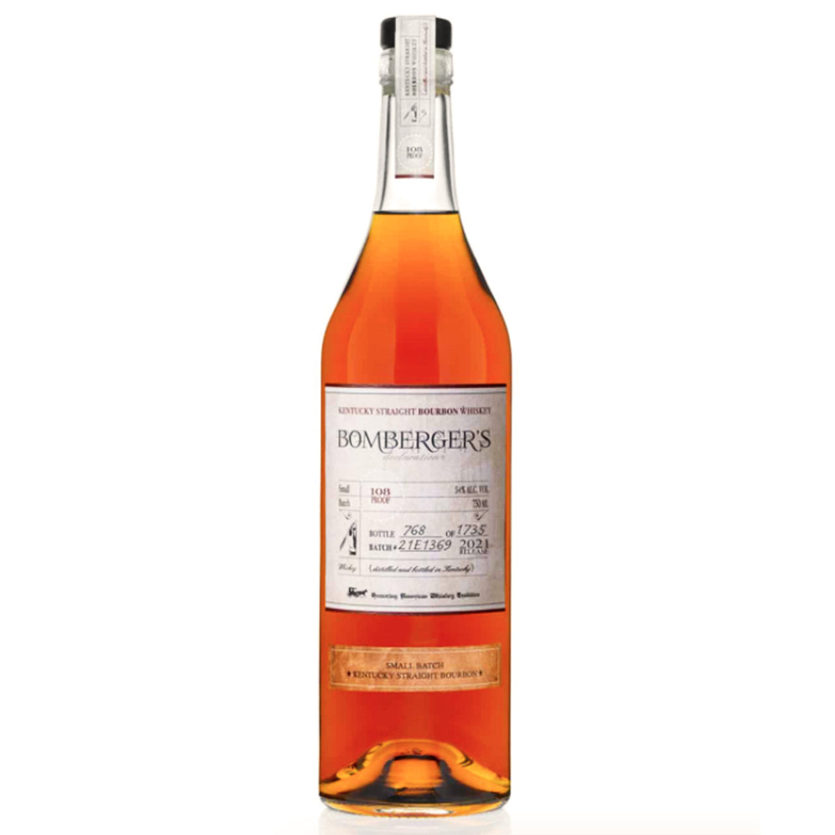 Bomberger’s Declaration 2022 Release Kentucky Straight Bourbon Whiskey