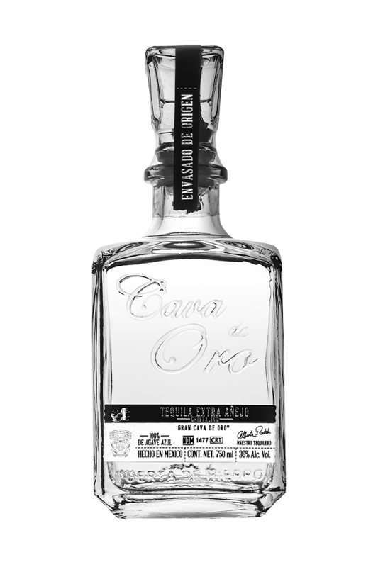 Cava De Oro Tequila Anejo Cristalino