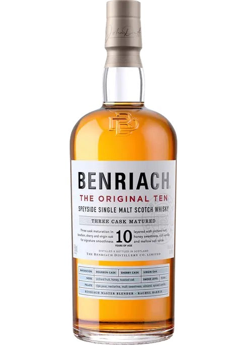 Benriach The Original Ten 10 Year Old Single Malt Scotch Whisky