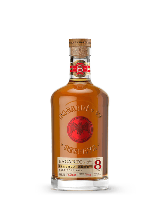 Bacardi 8 Year Old Reserva Ocho Rare Gold Rum