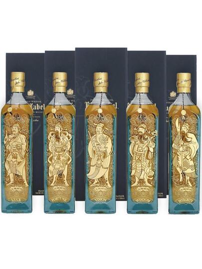 JOHNNIE WALKER Blue Label 5 Gods of Wealth Collection