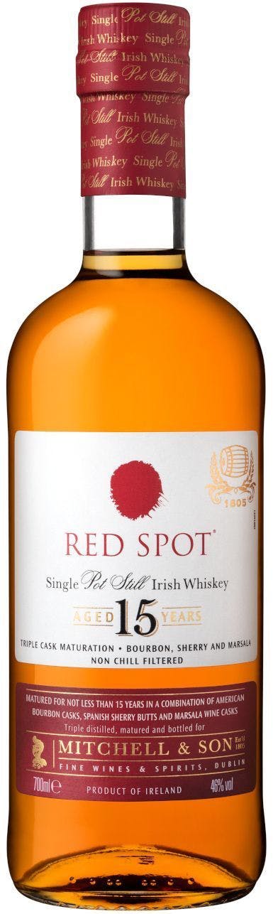 Red Spot 15 Year Old Single Pot Still Irish Whiskey