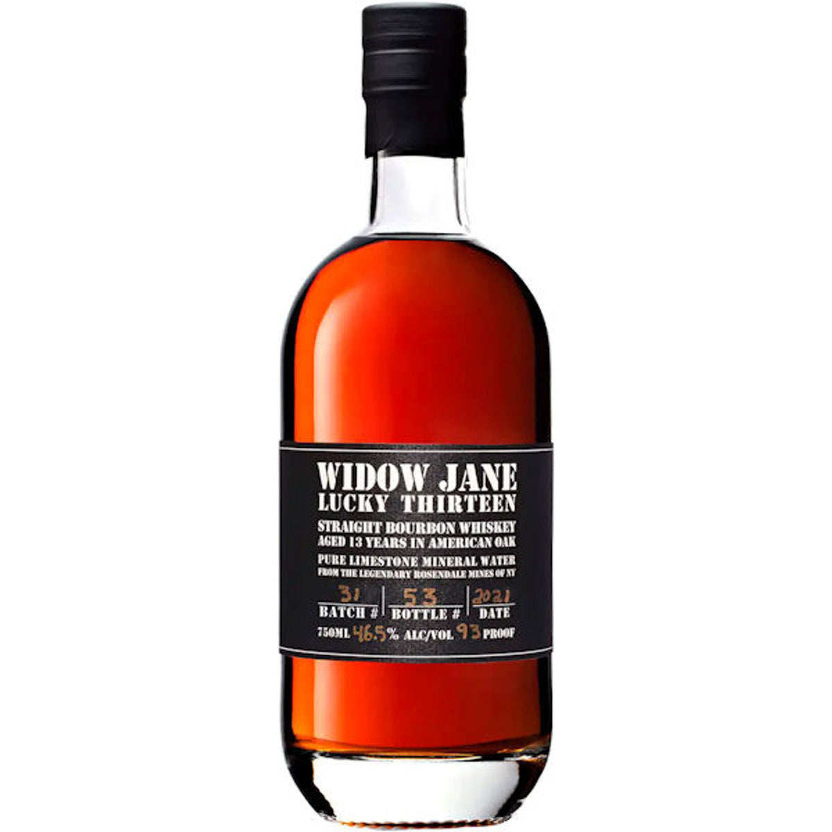 Widow Jane Lucky Thirteen 13 Year Old Bourbon Whiskey 2024 Release